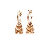 Orecchini orsetti mini cerchietto Teddy bear - immagine 4