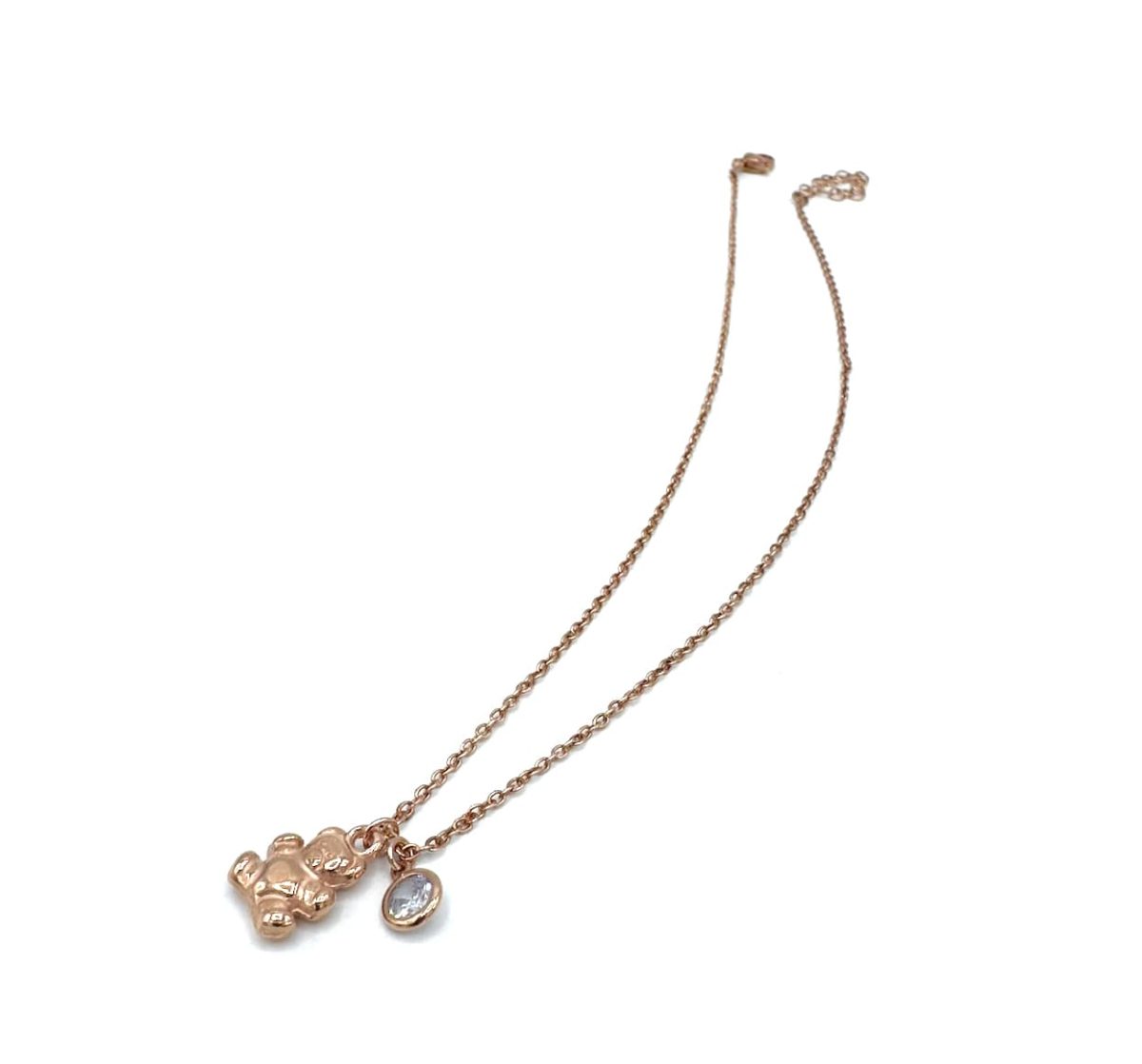 Collana teddy bear girocollo oro rosa - immagine 4