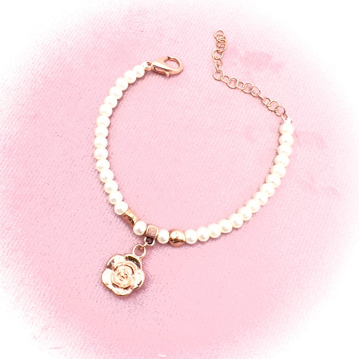 Bracciale Perline con Rosa - immagine 10