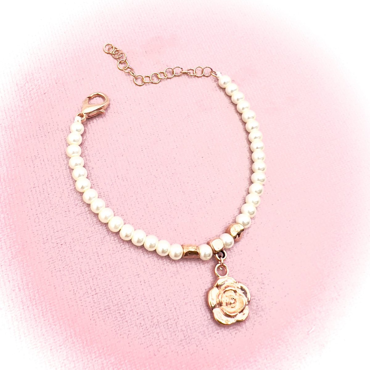 Bracciale Perline con Rosa - immagine 11