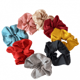 Elastico per capelli in Raso con micro righe