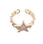 Anello Stella strass regolabile - immagine 2