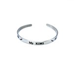 Bracciale con Scritta oro rosa - immagine 9