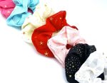 Scrunchies capelli in ORGANZA stellari