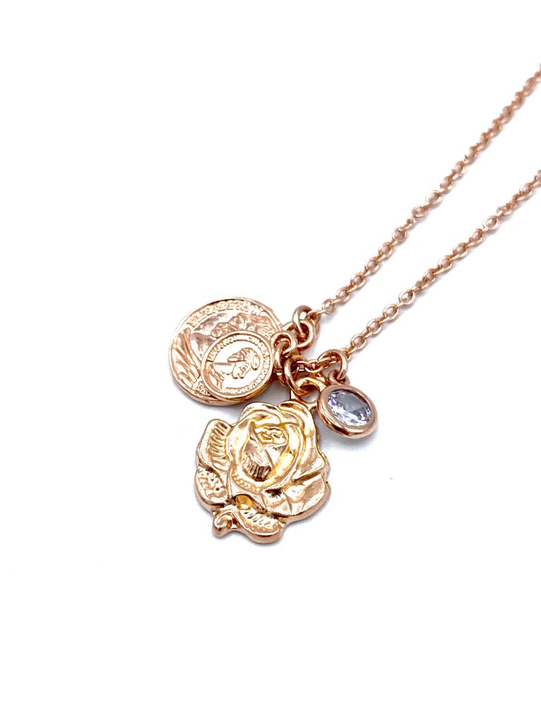 Collana con fiore