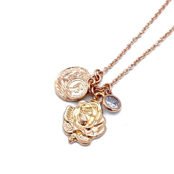 Collana con fiore