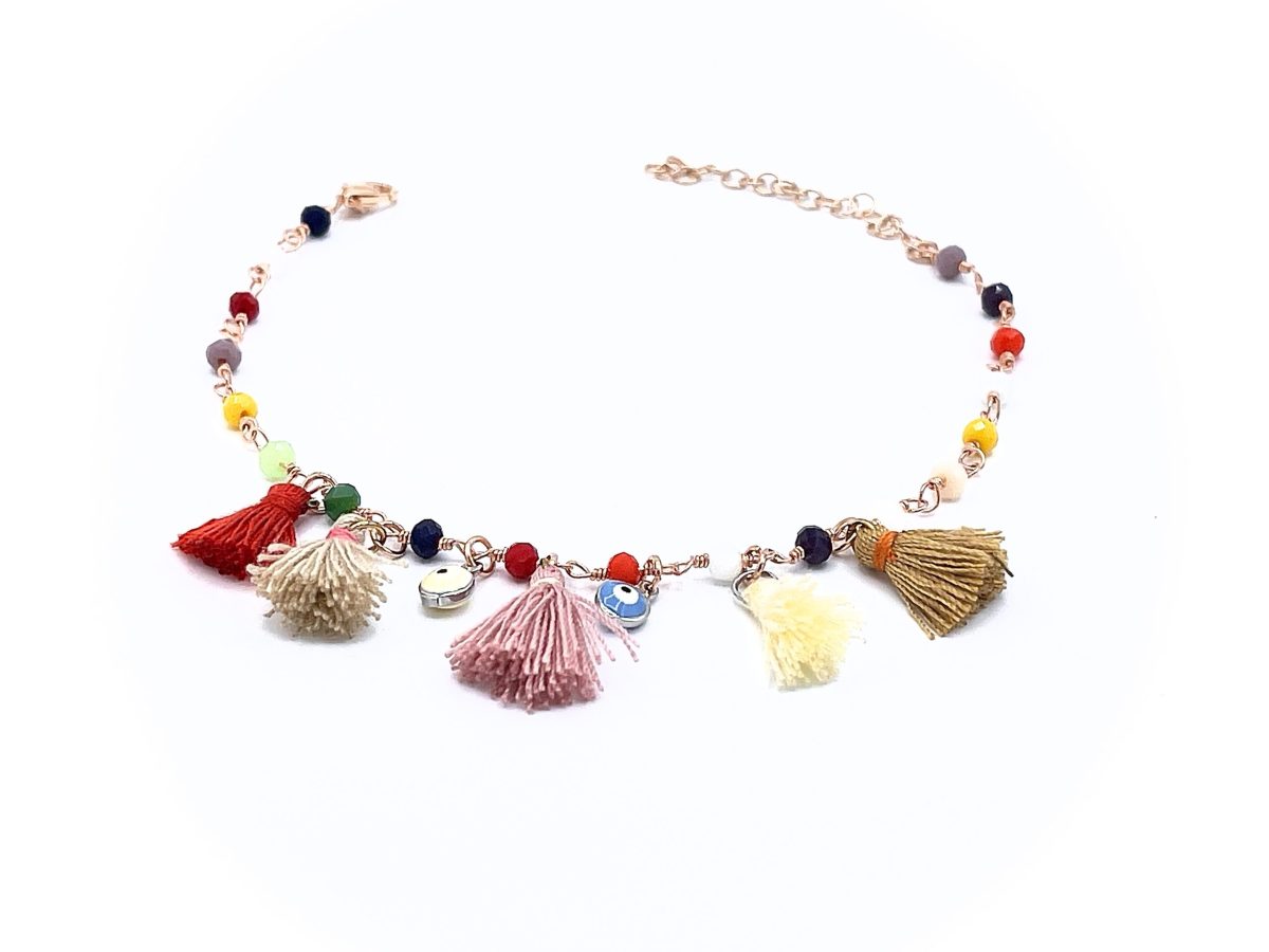 Cavigliera Boho Rosario Multicolor - immagine 2