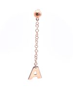 Orecchino lungo donna con Lettera - immagine 2