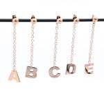 Orecchino lungo donna con Lettera