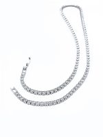 Girocollo Tennis Oro Rosa / Argento - immagine 8