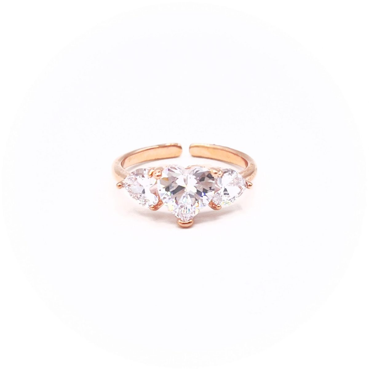 Anello Trilogy Crystal Heart - immagine 4