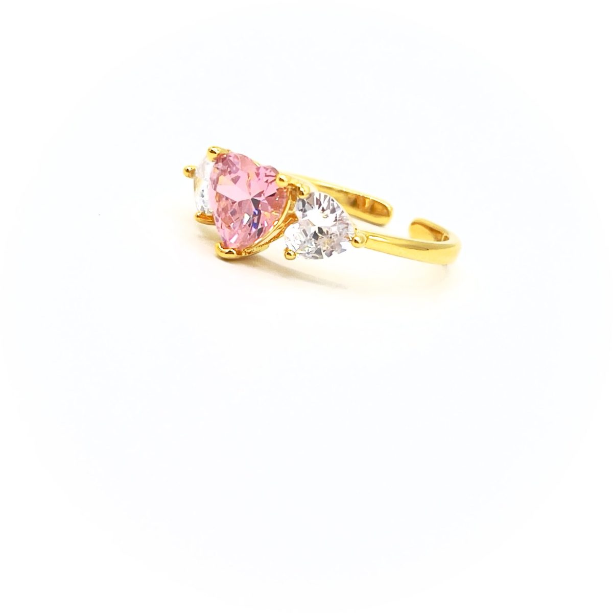 Anello Trilogy Pink Heart - immagine 1