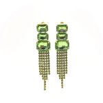 Orecchini pendenti pietre colorate Medusa - immagine 4