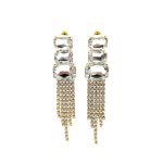 Orecchini pendenti pietre colorate Medusa - immagine 5