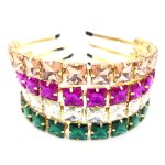 Cerchietto Pietre QUADRATE