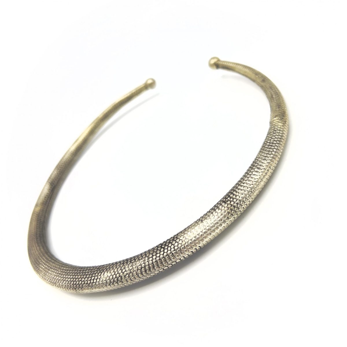 Collana Sleek Rigida Semiaperta effetto Vintage - immagine 3