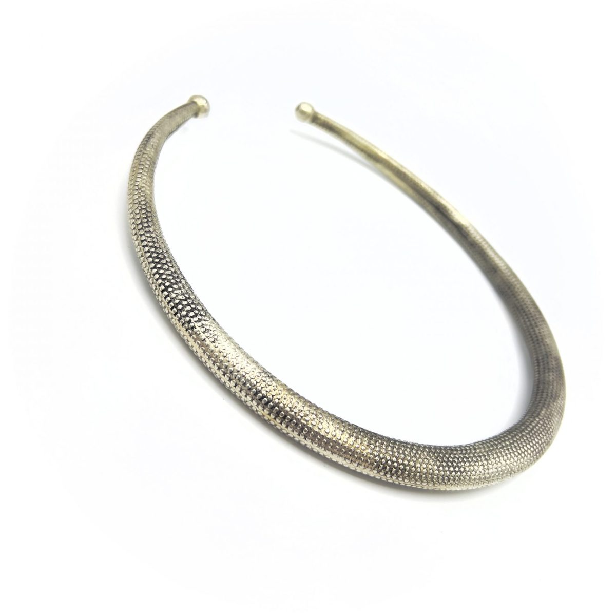 Collana Sleek Rigida Semiaperta effetto Vintage - immagine 4