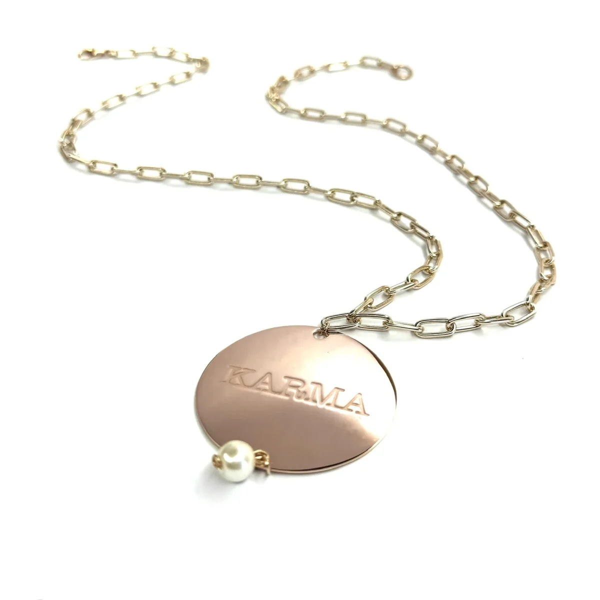 collana medaglia karma