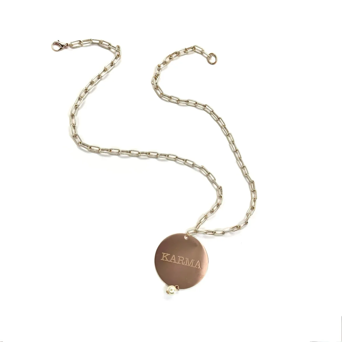 collana medaglia karma