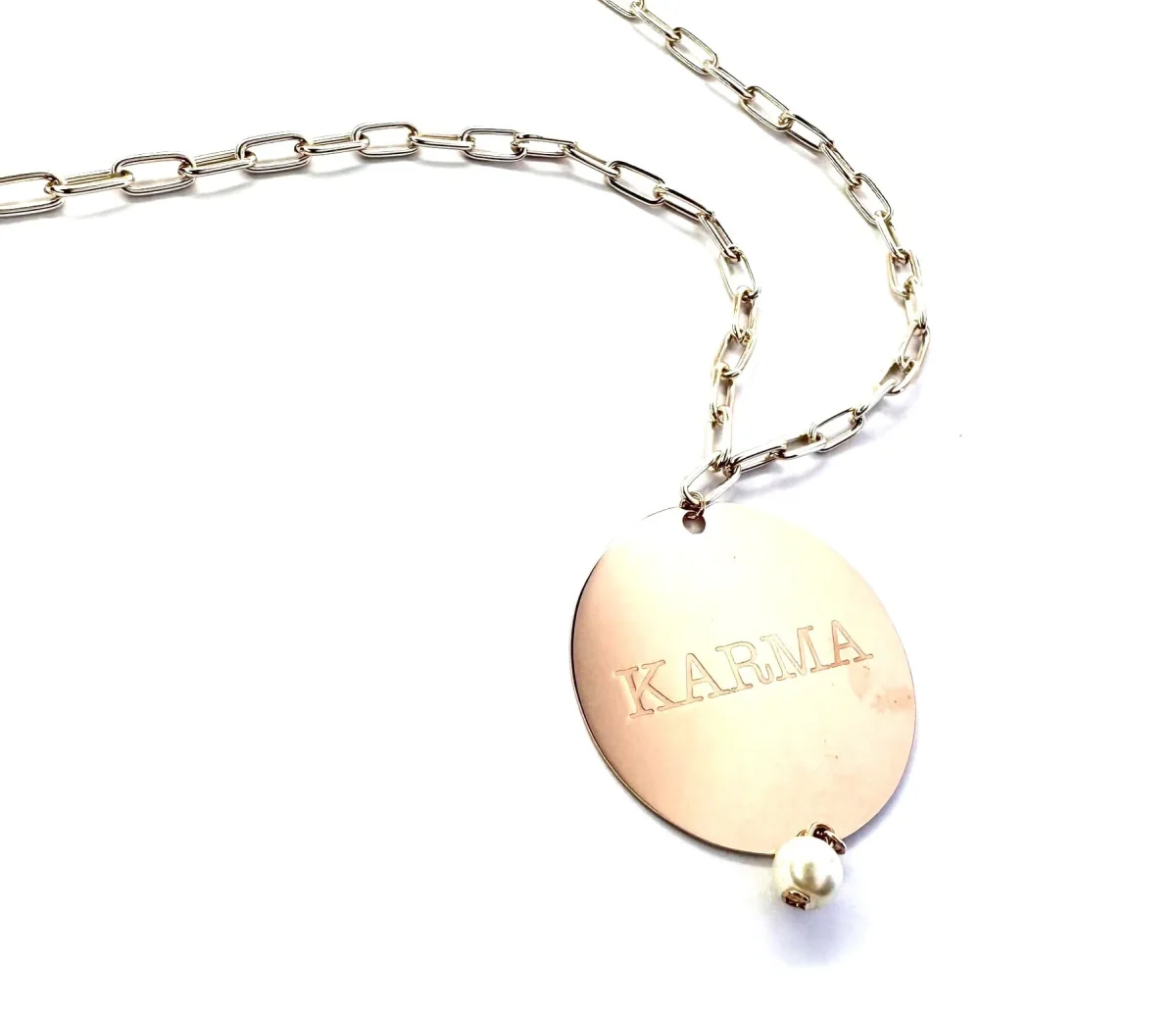collana medaglia karma