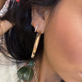 Orecchini a cerchio donna 5cm