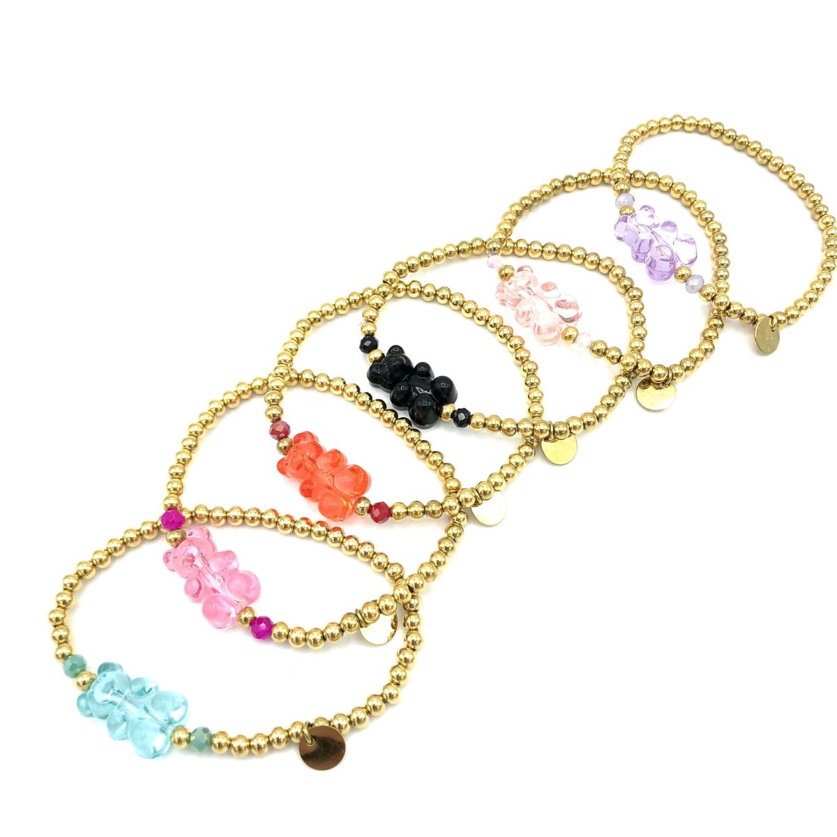 Bracciale elasticizzato Shiny Gummy Bear - immagine 1