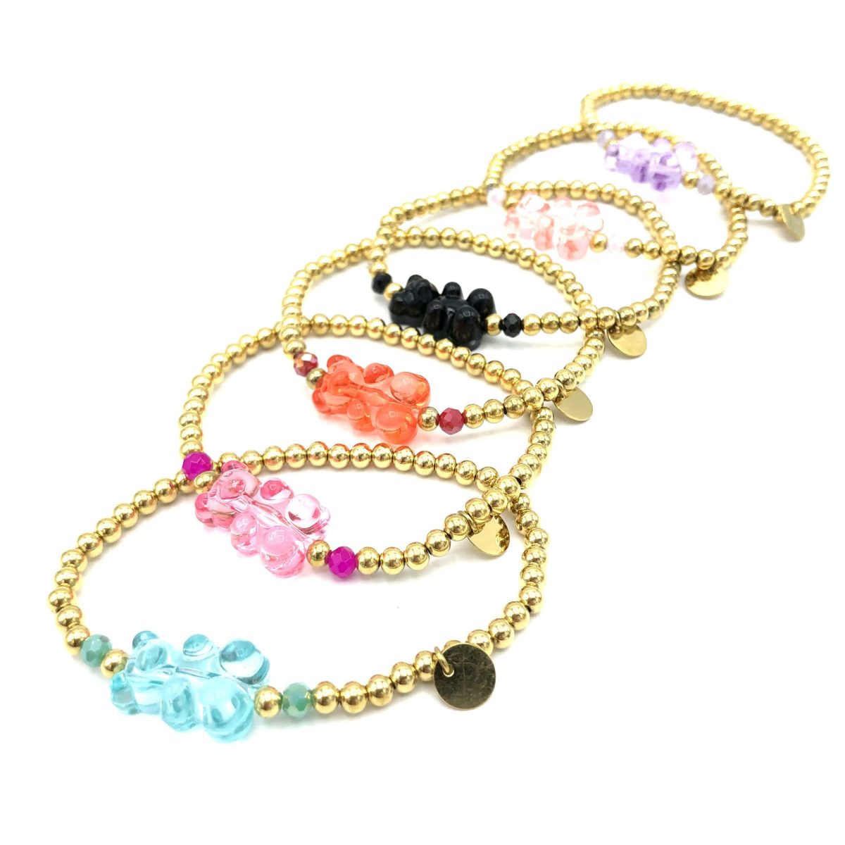 Bracciale elasticizzato Shiny Gummy Bear - immagine 7