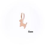 Orecchini personalizzabili mini cerchietto Strass - immagine 5