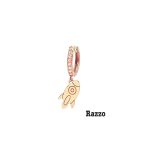 Orecchini personalizzabili mini cerchietto Strass - immagine 18