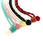 Girocollo Choker Rosa Charm