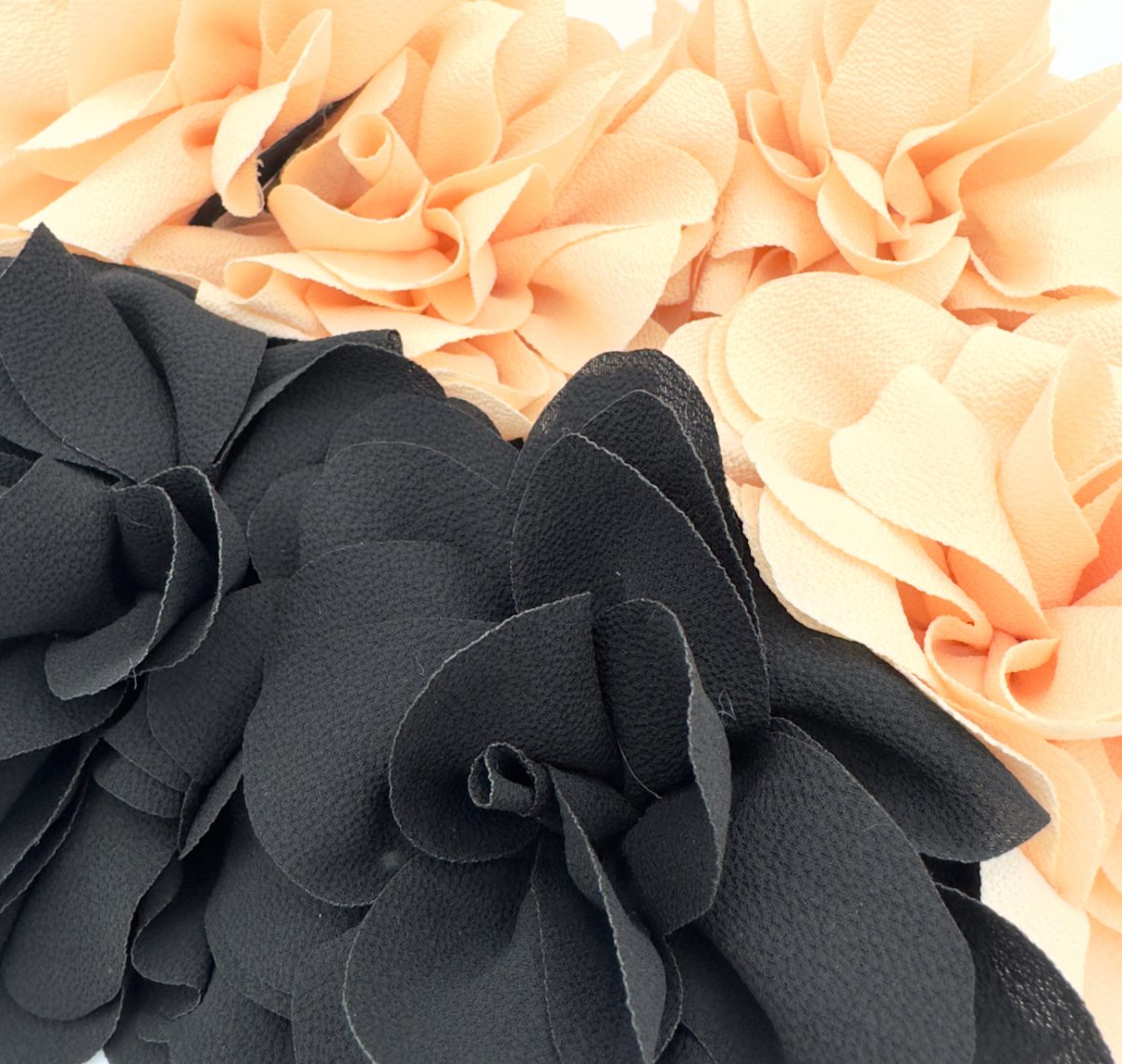 Spille fiori a Mega Peonia in seta - immagine 3