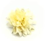 Spilla Peonia in raso di seta colorata - immagine 5