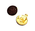 Orecchini a Bottone Glitter con Clips - immagine 3
