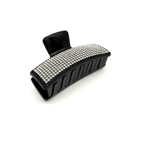 Pinza per capelli rettangolare Strass