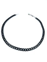 Girocollo Catena Basic Nera