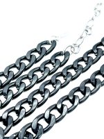 Girocollo Catena Basic Nera - immagine 3