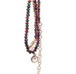 Choker collana girocollo mono-strass colorata - immagine 4