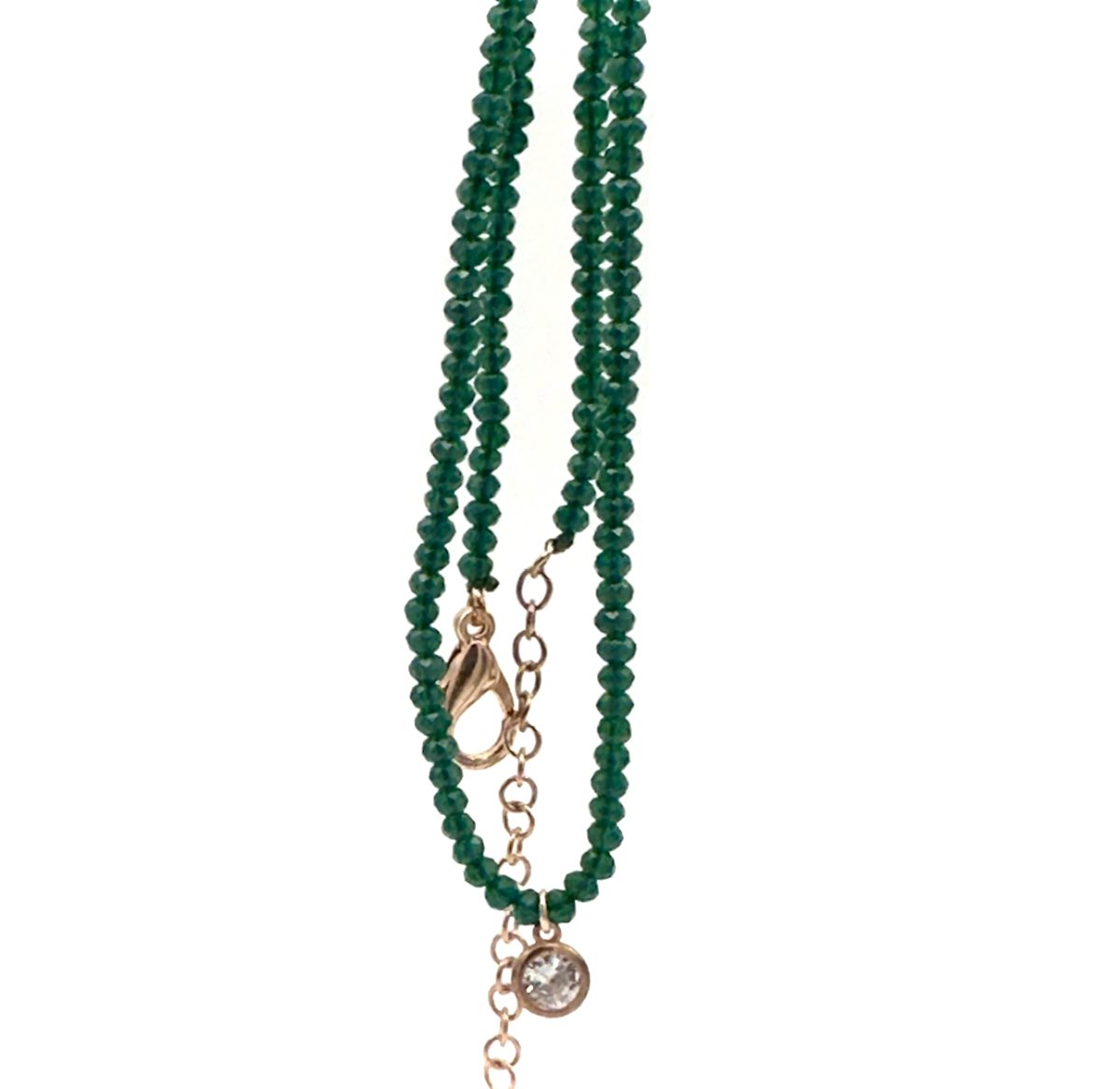Choker collana girocollo mono-strass colorata - immagine 12