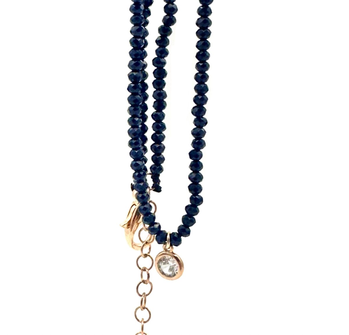 Choker collana girocollo mono-strass colorata - immagine 11