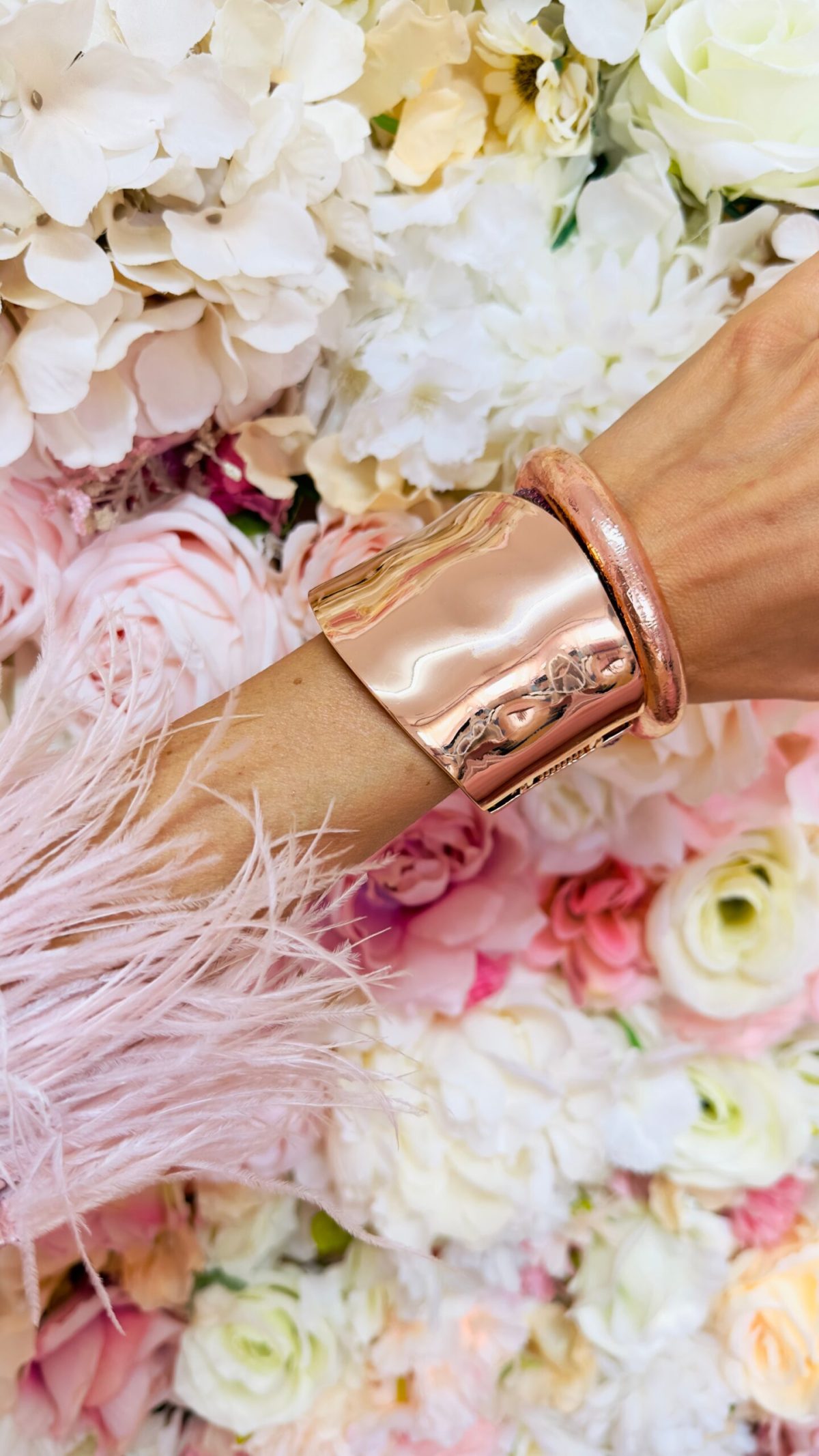 Bracciale rigido oro rosa Vittoria - immagine 6