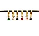 Orecchini mini cerchietto Pietra Miraggio