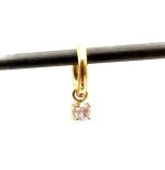 Orecchini mini cerchietto Pietra Miraggio - immagine 7