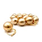 Orecchini Palle Satin