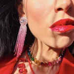 orecchini cuore swarovski