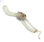 Collana di Perle tripla Rosa, Rosae - immagine 2