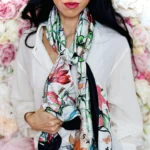 Foulard a fiori
