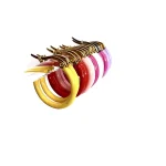 Orecchini cerchio colorato