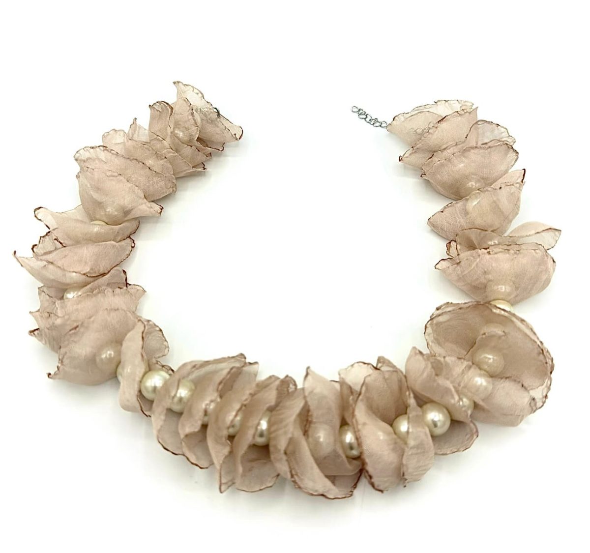 Collana Seta e Perle Leggerezza - immagine 4