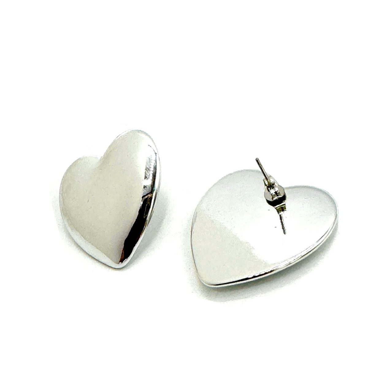 Orecchini a lobo Big Heart - immagine 3