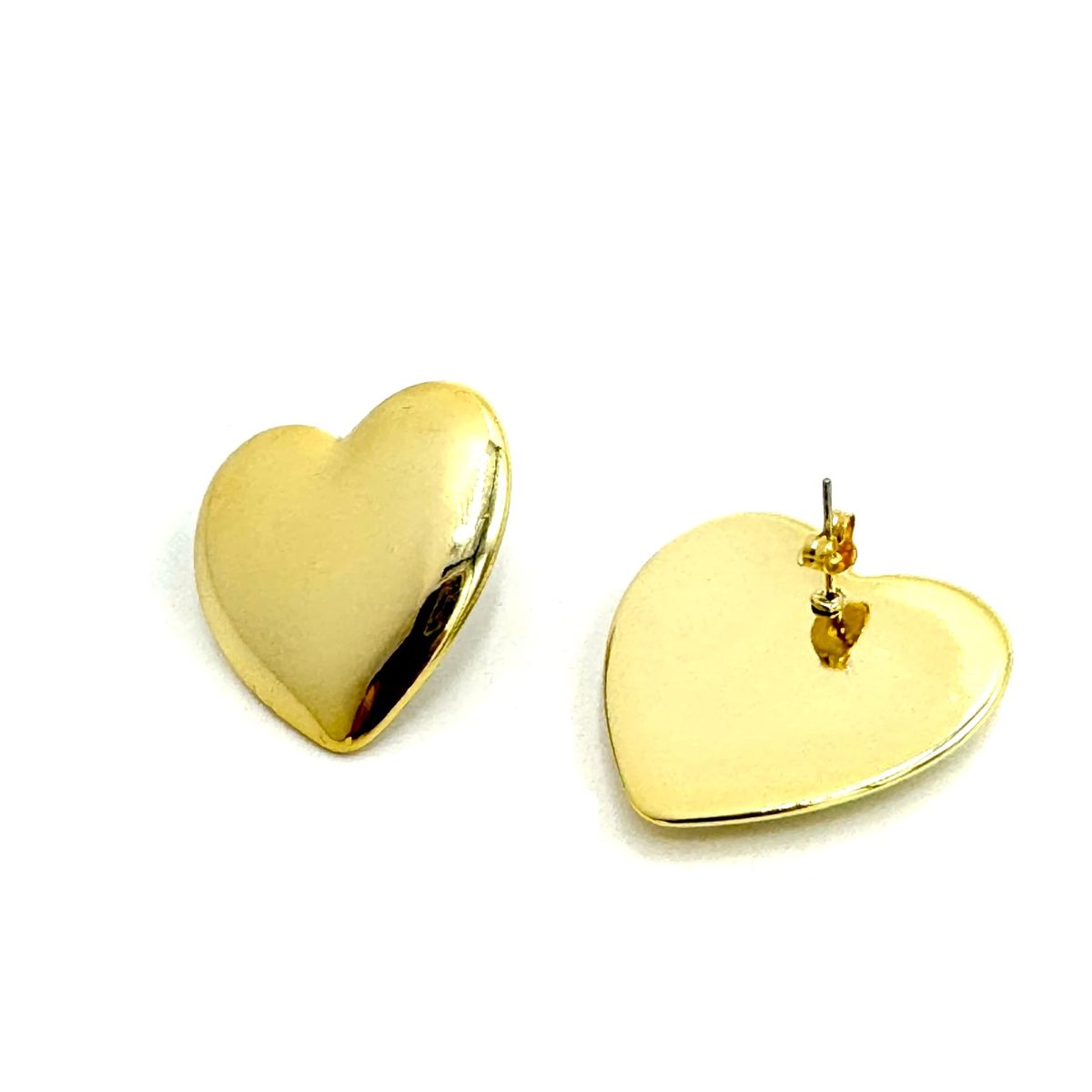 Orecchini a lobo Big Heart - immagine 4